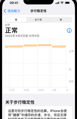 双牌iPhone手机维修如何在iPhone开启'步行稳定性通知'