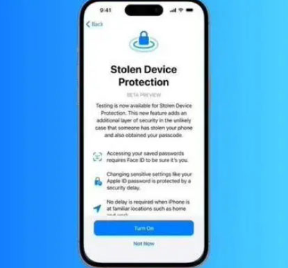 双牌苹果授权维修店分享被盗设备保护功能开启方法 