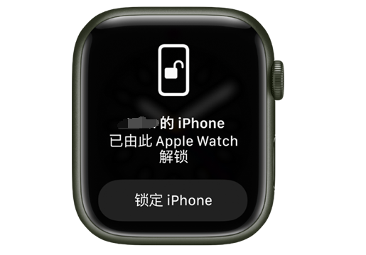 双牌苹果手机维修分享用 AppleWatch 解锁配备面容 ID 的 iPhone方法 