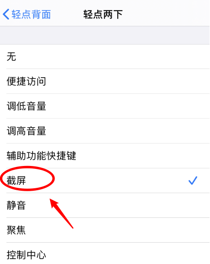 双牌苹果手机维修分享iPhone12如何启用双击截屏 